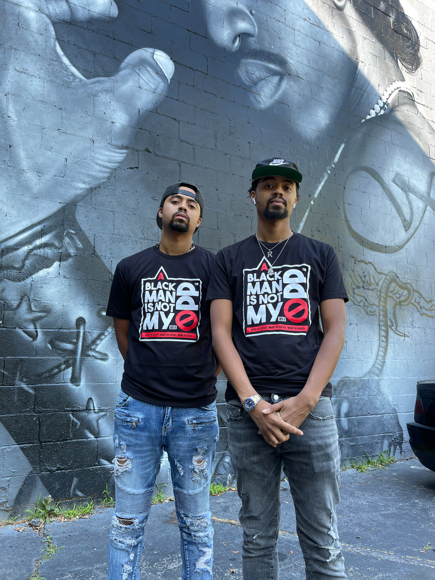 A Black Man Is Not My Opp BLACK RESOLUTION Tee