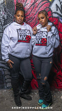 Load image into Gallery viewer, A BLACK MAN IS NOT MY OPP Logo Hoodie White
